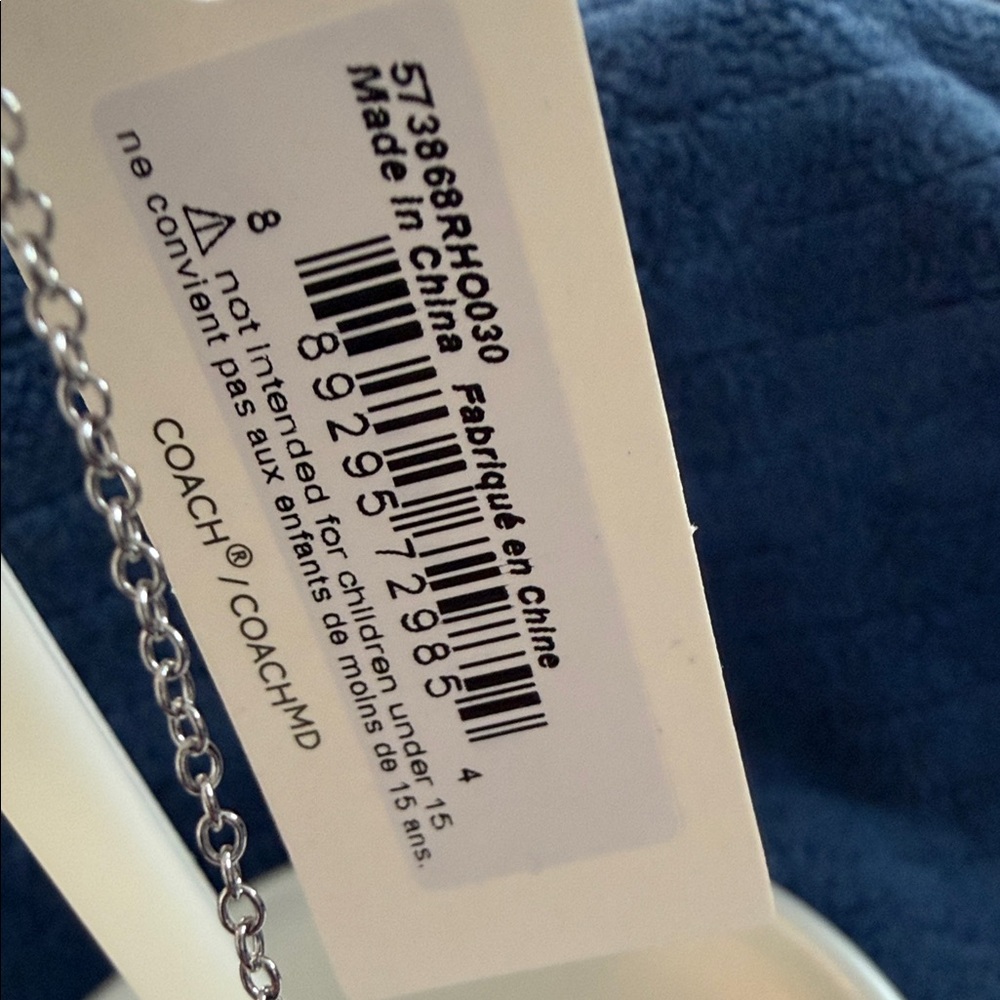 Coach Silver Necklace - Picture 4 of 4